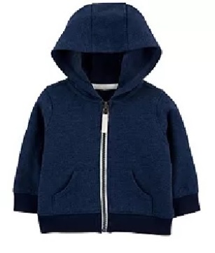 Kids’ Zip Hoodie, sample style