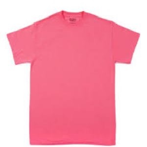 Bright Pink Tee, sample style