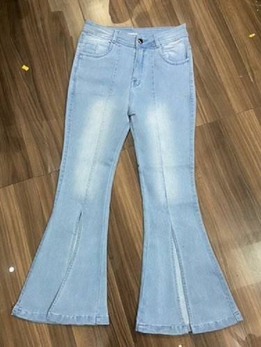 Split Flare Jeans