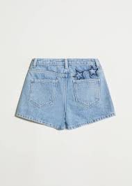 Star Pocket Denim Shorts