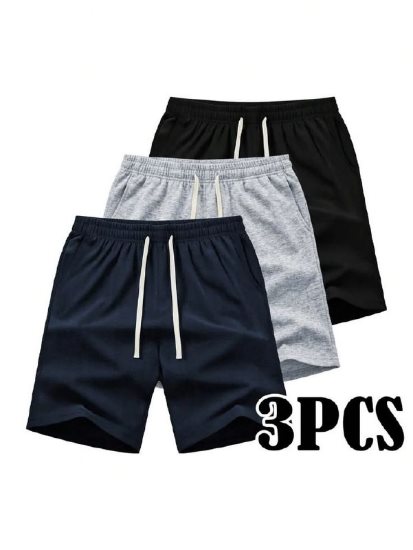 Knit Shorts, 3-Pack